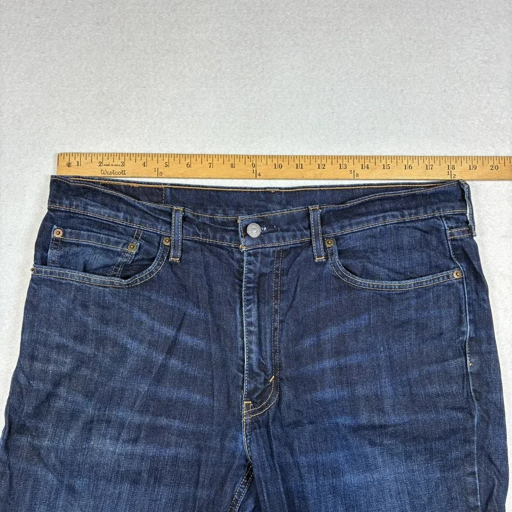 Levis 541 Athletic Taper 36x29 (30 on tag) Dark Wash Blue Jeans Stretch Y2K READ